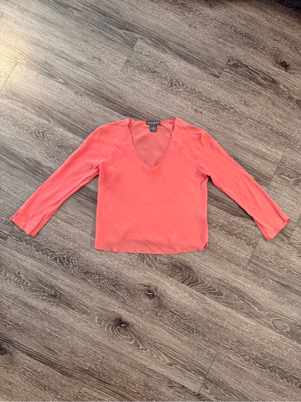 Banana Republic Vintage Sheer Silk Blouse